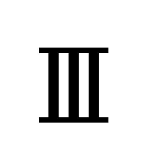 the third symbol.